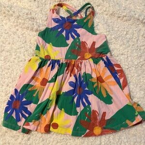 Tea Collection Girls Floral Sundress - Pink Multicolor Size 2
